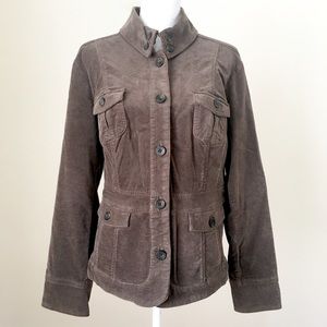 Sonoma Brown Soft Velvety Corduroy Jacket